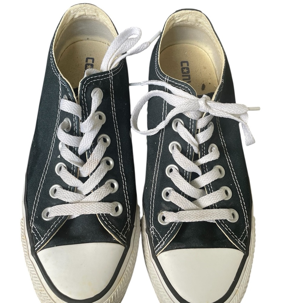 Converse Black and White Canvas Sneakers